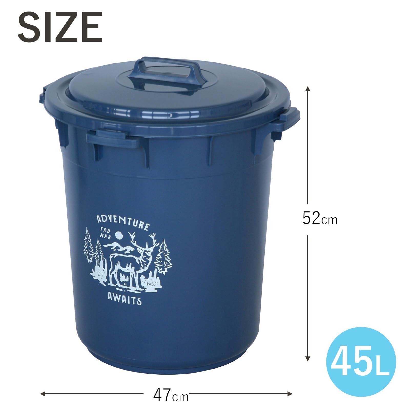 青緑色の円筒形ごみ箱 楽天市場】青 ブルー（種類（ゴミ箱）フタ付き）（ゴミ箱